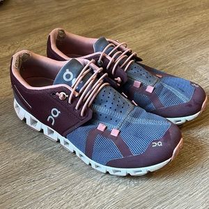 On cloud running shoes